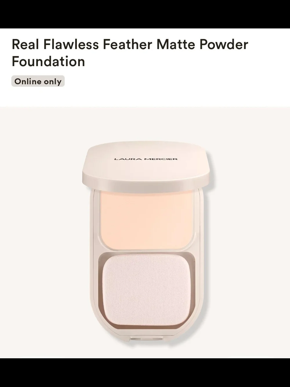 laura mercier Real Flawless Feather Matte Powder Foundation - Light Beige